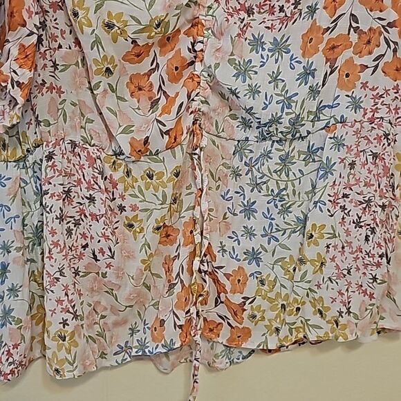 ALEX AND PARKER FLORAL TOP SIZE MEDIUM - Picture 4 of 10